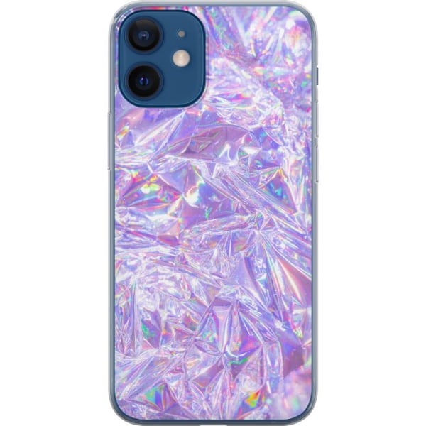 Apple iPhone 12  Gennemsigtig cover Glitter