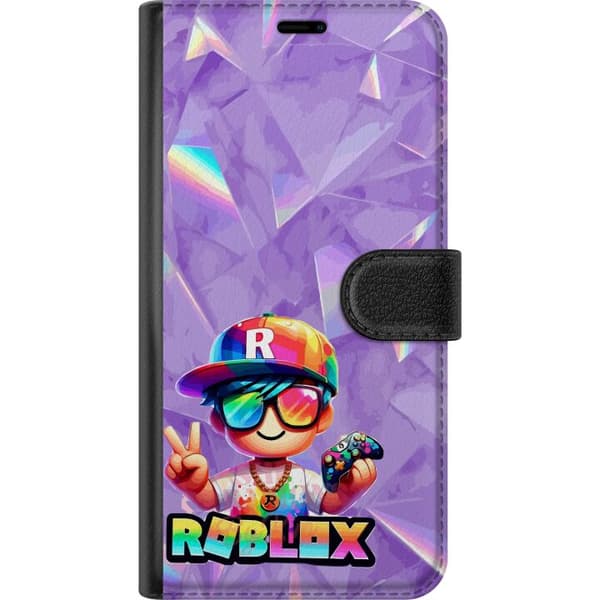 Kompatibel Tegnebogsetui til Samsung Galaxy S9+ Farverig gamerfigur med spilcontroller, solbriller og regnbuedetaljer lilla