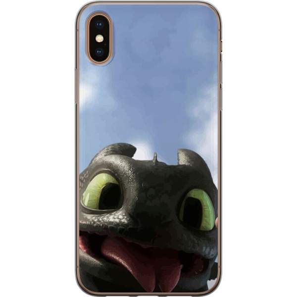 Apple iPhone XS Max Genomskinligt Skal How to Train Your Dragon (Draktränaren)