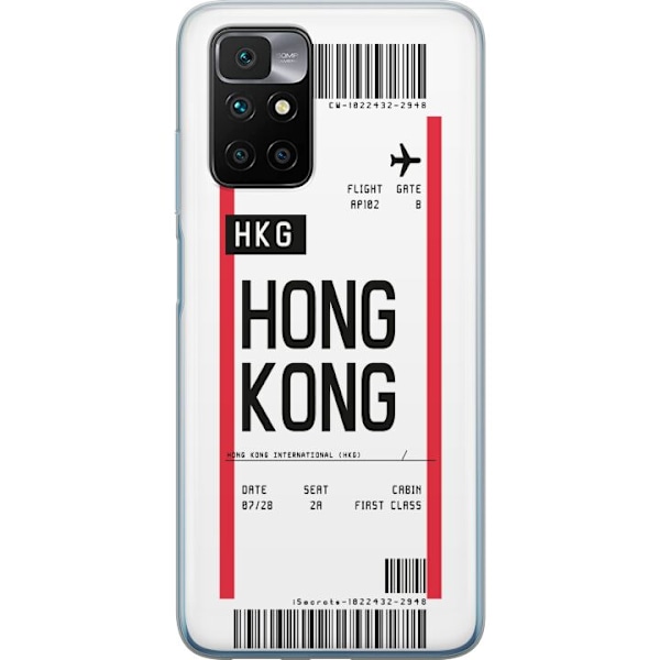 Xiaomi Redmi 10 Gjennomsiktig deksel Hongkong