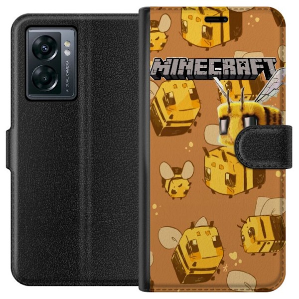 OnePlus Nord N300 Lompakkokotelo Minecraft Bi