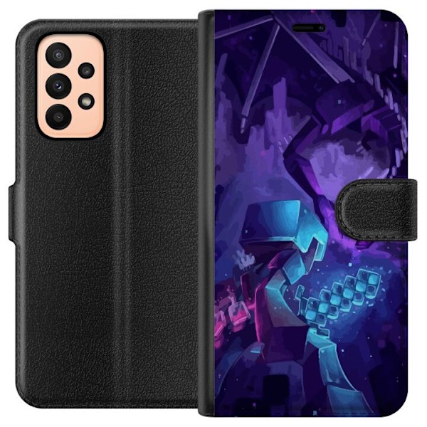 Samsung Galaxy A23 Tegnebogsetui Minecraft