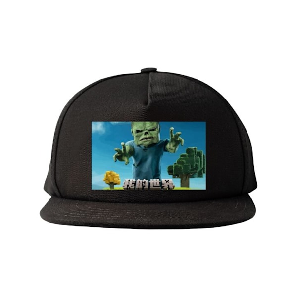 Snapback til Voksen | Justerbar Kasket A Minecraft Movie sort one size