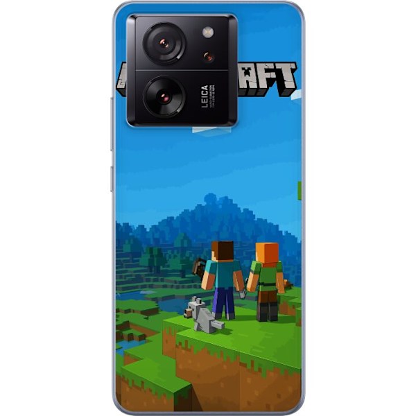 Xiaomi 13T Läpinäkyvä kuori Minecraft Key Art