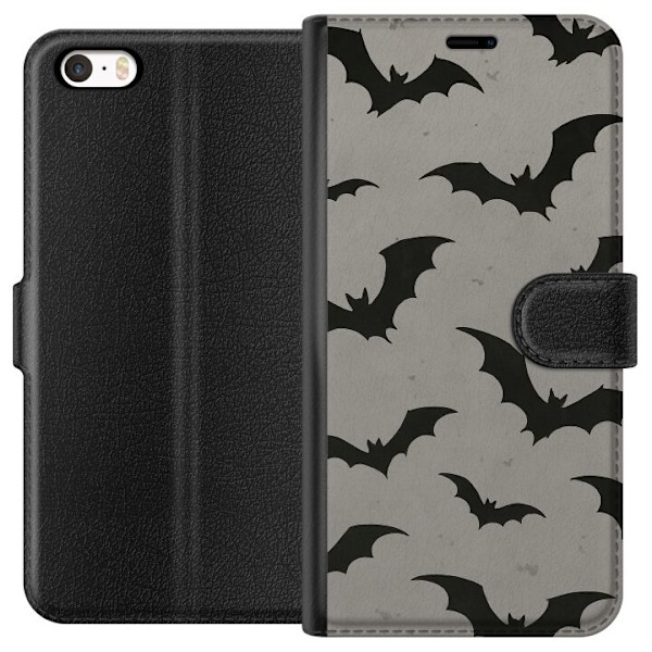 Apple iPhone 5s Tegnebogsetui Flutterprint
