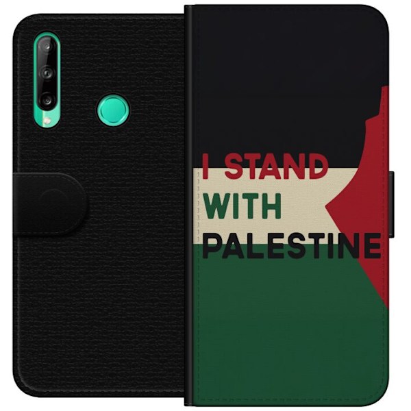 Huawei P40 lite E Plånboksfodral Stand with Palestine – sol