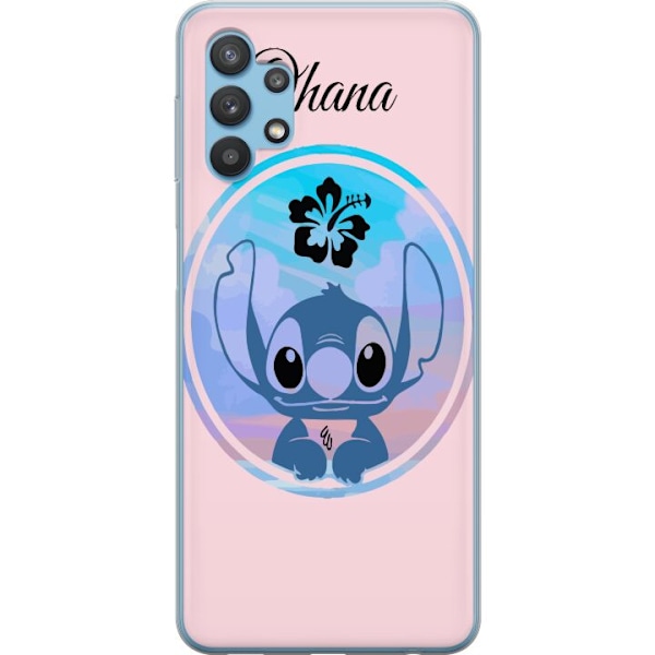 Samsung Galaxy A32 5G Läpinäkyvä kuori Stitch Ohana