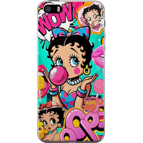 Apple iPhone 5s Gjennomsiktig deksel Betty Boop