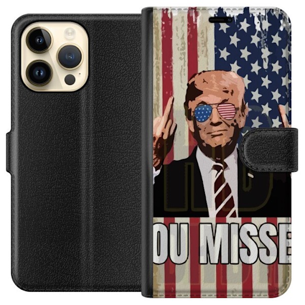 Apple iPhone 15 Pro Max Plånboksfodral Trump