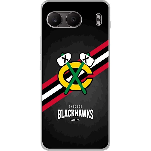 OnePlus Nord 4 Läpinäkyvä kuori Chicago Blackhawks (NHL)