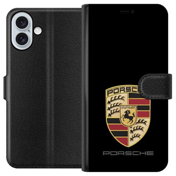 Apple iPhone 16 Plus Tegnebogsetui Porsche