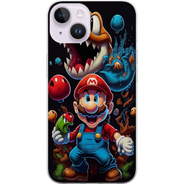 Kompatibelt Mobildeksel til Apple iPhone 14 Super Mario