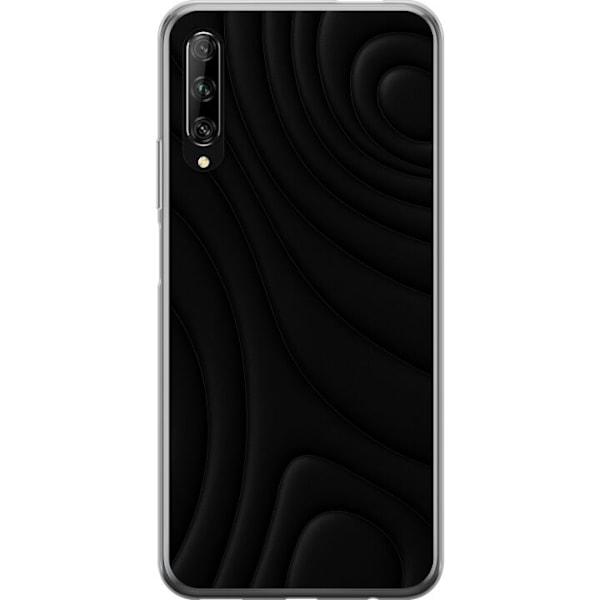 Huawei P smart Pro 2019 Läpinäkyvä kuori Tummat Aallot
