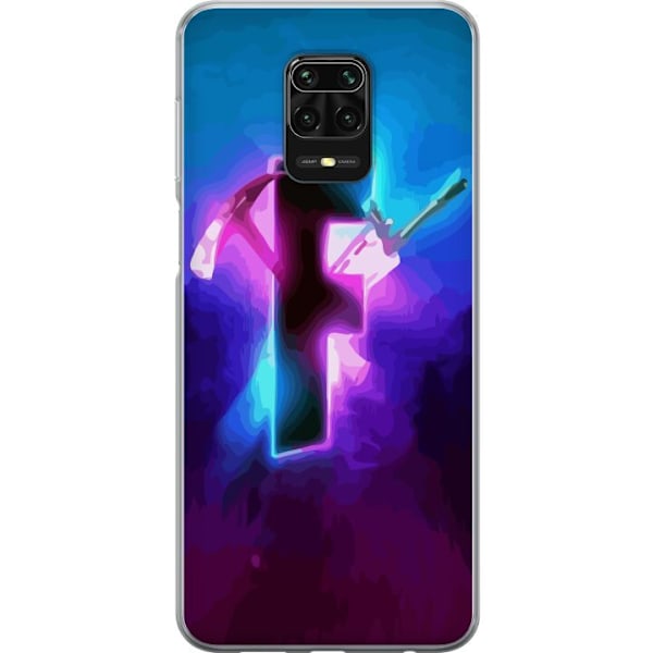 Xiaomi Redmi Note 9S Gennemsigtig cover Fortnite