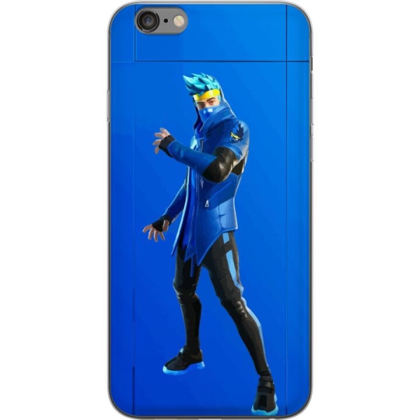 Apple iPhone 6 Plus Gennemsigtig cover Fortnite - Ninja Blue
