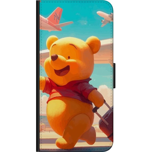 Xiaomi Redmi Note 9 Pro Lompakkokotelo Nalle Puh Matkustaa