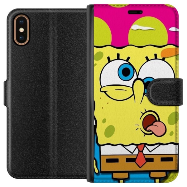 Apple iPhone X Lompakkokotelo SpongeBob SquarePants