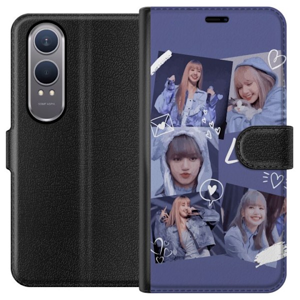 OnePlus Nord CE4 Lite Tegnebogsetui Lisa Blackpink – Aesthet