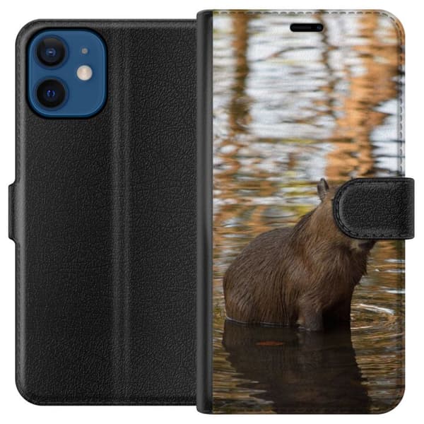 Yhteensopiva Lompakkokotelo Apple iPhone 12 mini Capybara