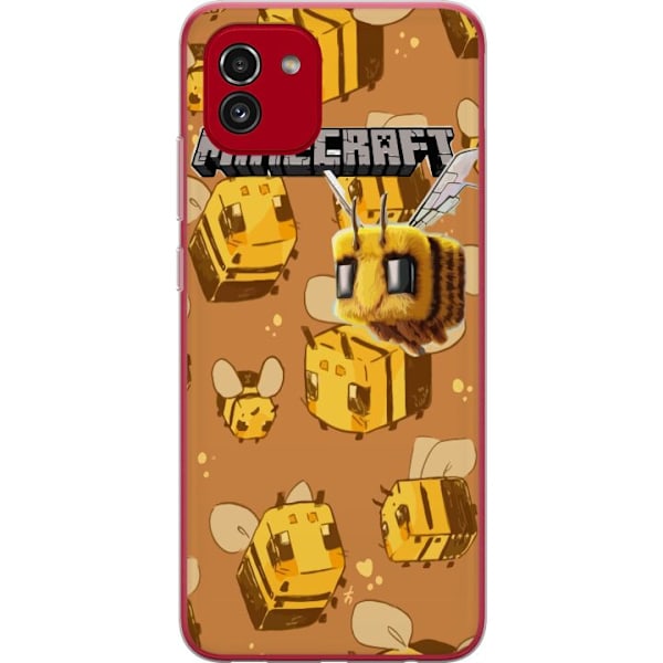 Samsung Galaxy A03 Läpinäkyvä kuori Minecraft Bi