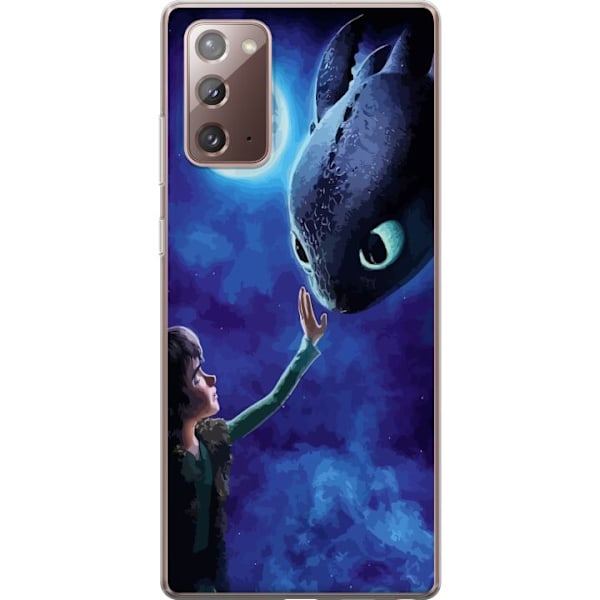 Samsung Galaxy Note20 Genomskinligt Skal Draktränaren How to Train Your Dragon