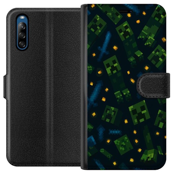 Sony Xperia L4 Tegnebogsetui Minecraft Dungeons Mob