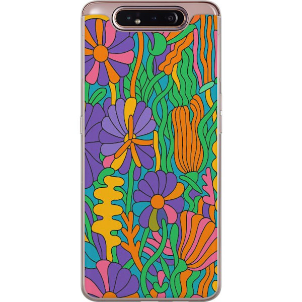 Samsung Galaxy A80 Gjennomsiktig deksel Color Pop