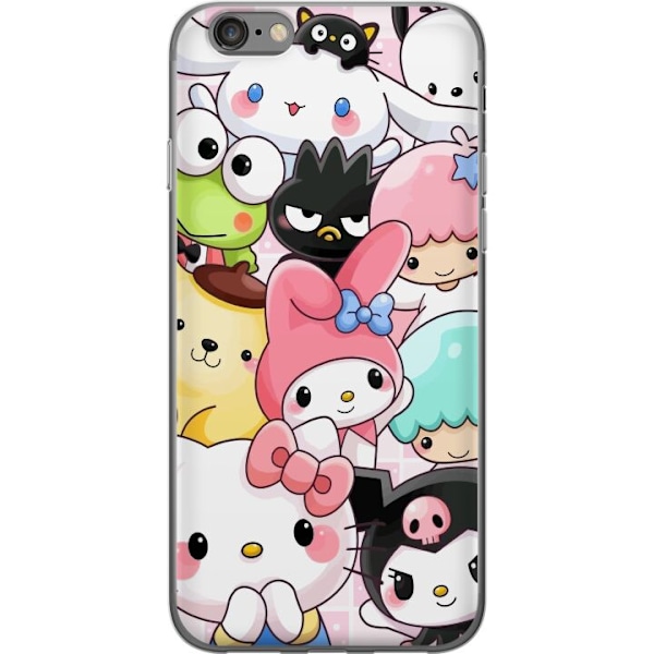 Apple iPhone 6s Läpinäkyvä kuori Kawaii Sanrio Crew