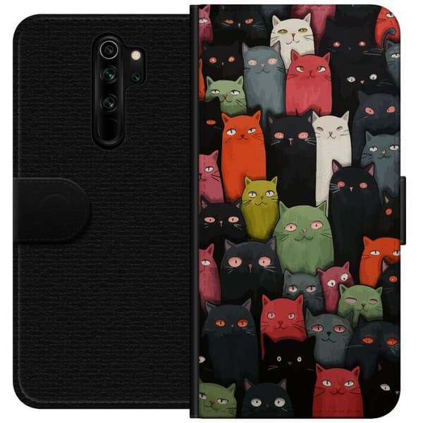 Kompatibelt Plånboksfodral till Xiaomi Redmi Note 8 Pro  Katter