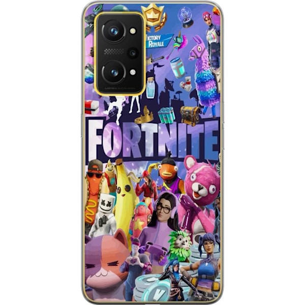 Realme GT Neo 3T Läpinäkyvä kuori Fortnite Ryhmä