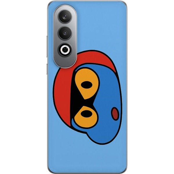 OnePlus Nord CE4 Läpinäkyvä kuori Bold Bot Head