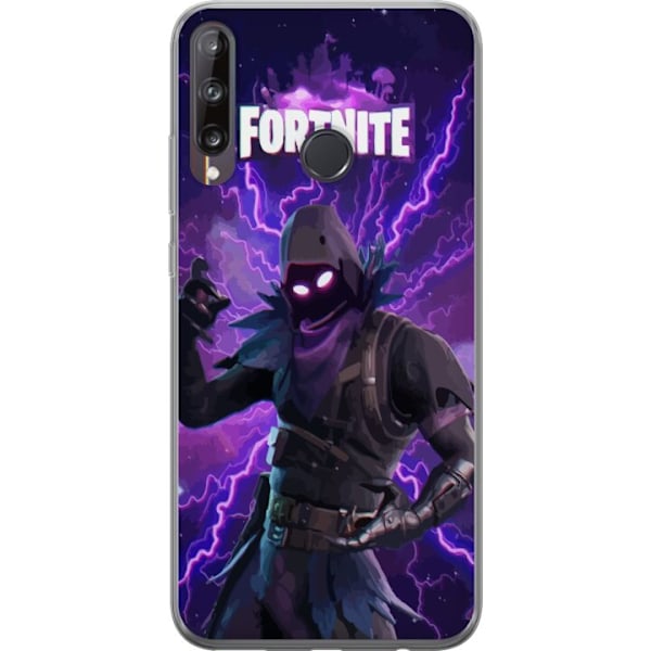 Huawei P40 lite E Genomskinligt Skal Fortnite Raven – Mörk Stridsikon från Battle Royale