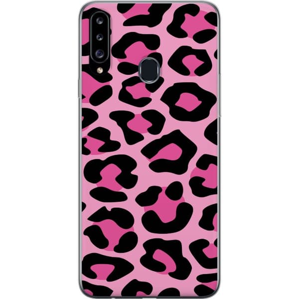 Kompatibelt Mobildeksel til Samsung Galaxy A20s Pink Mønster