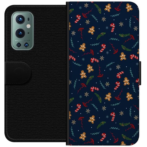 Yhteensopiva Lompakkokotelo OnePlus 9 Pro Hyvää joulua