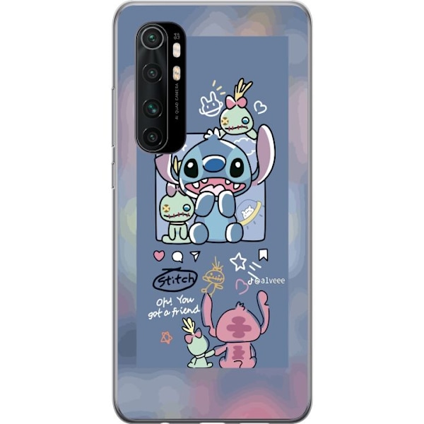 Xiaomi Mi Note 10 Lite Gennemsigtig cover Stitch Venner