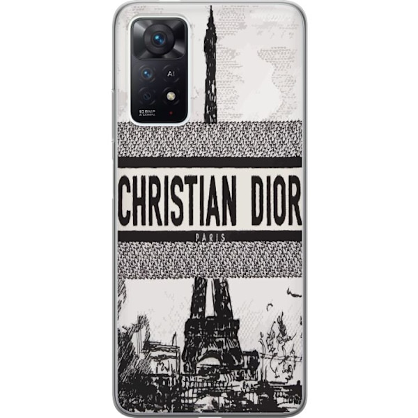 Xiaomi Redmi Note 11 Pro Gennemsigtig cover Christian Dior