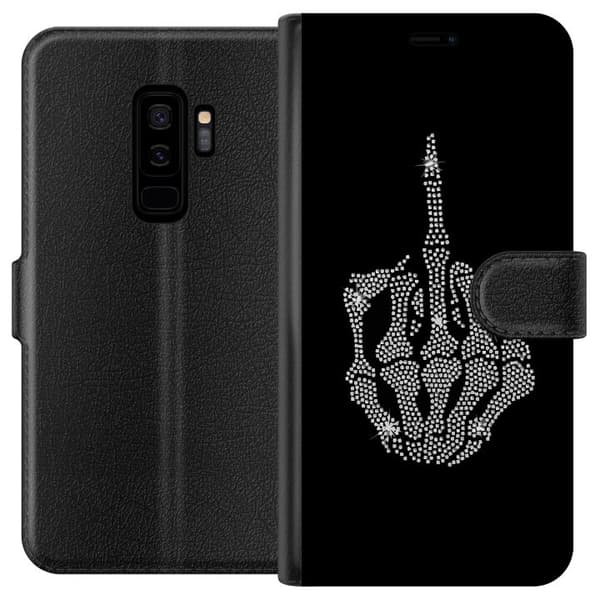 Kompatibel Tegnebogsetui til Samsung Galaxy S9+ Fuck dig Bling