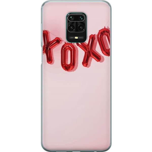 Xiaomi Redmi Note 9 Pro Gennemsigtig cover Valentinsdag XOXO