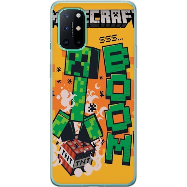 OnePlus 8T Gjennomsiktig deksel Minecraft Boom