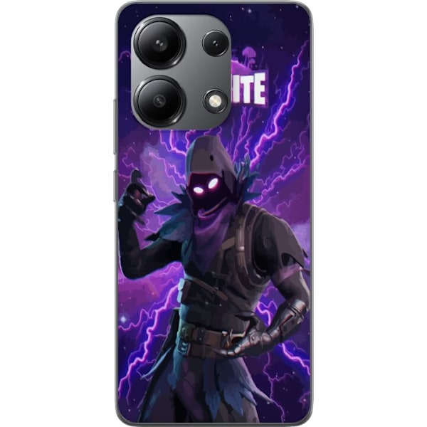 Xiaomi Redmi Note 13 4G Gennemsigtig cover Fortnite Raven