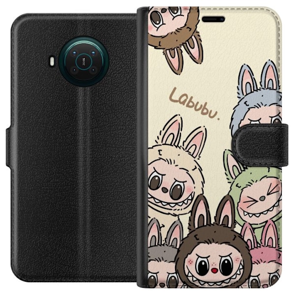 Nokia X10 Plånboksfodral Labubu Pastel Collection