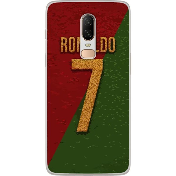 OnePlus 6 Gennemsigtig cover Ronaldo