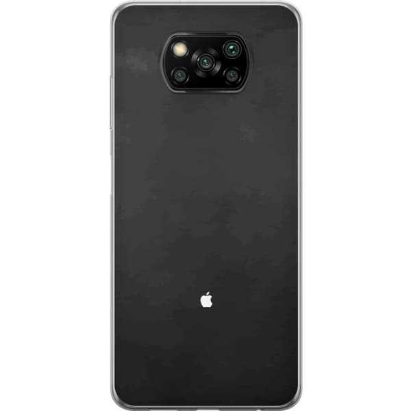 Kompatibelt Mobilskal till Xiaomi Poco X3 NFC Apple Grey