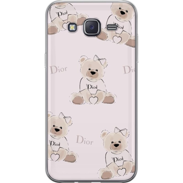 Samsung Galaxy J5 Läpinäkyvä kuori Teddy Dior Vibes - ylell