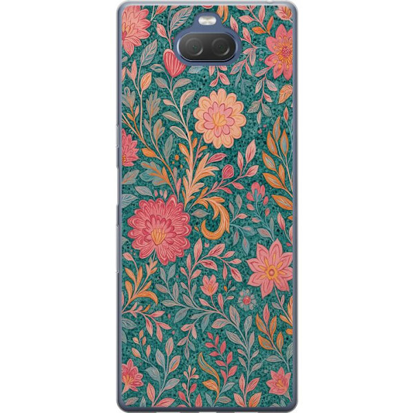 Sony Xperia 10 Plus Gjennomsiktig deksel Floral Dream