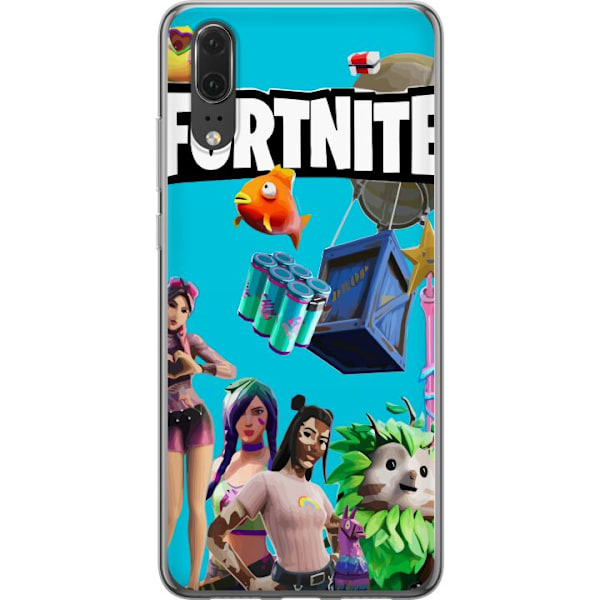 Huawei P20 Genomskinligt Skal Fortnite