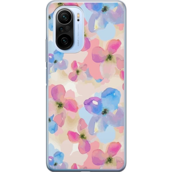 Xiaomi Mi 11i Gennemsigtig cover Blomsterlykke