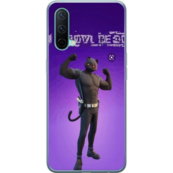 OnePlus Nord CE 5G Gennemsigtig cover Fortnite - Meowscles