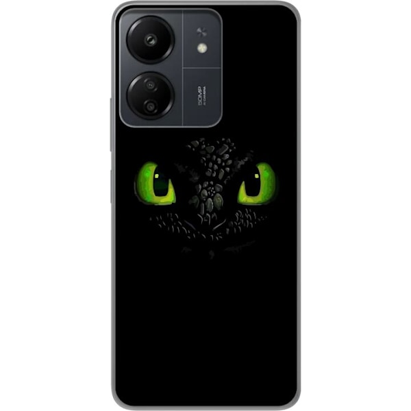 Xiaomi Redmi 13C Gennemsigtig cover Dragetræneren