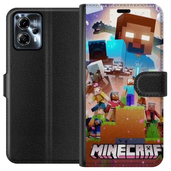 Motorola Moto G13 Tegnebogsetui Minecraft